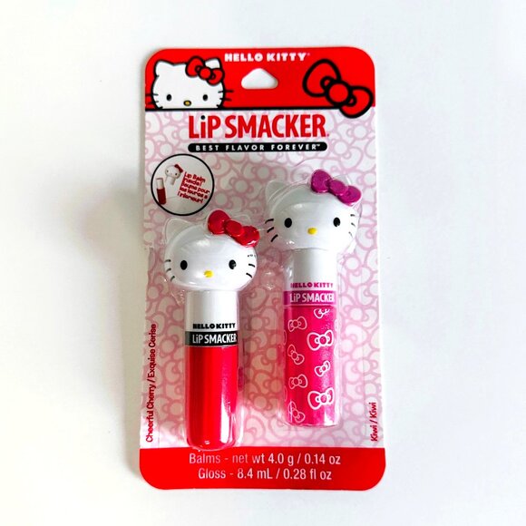 LIP SMACKER Hello Kitty Lip Balms Pack NWT - Picture 2 of 5